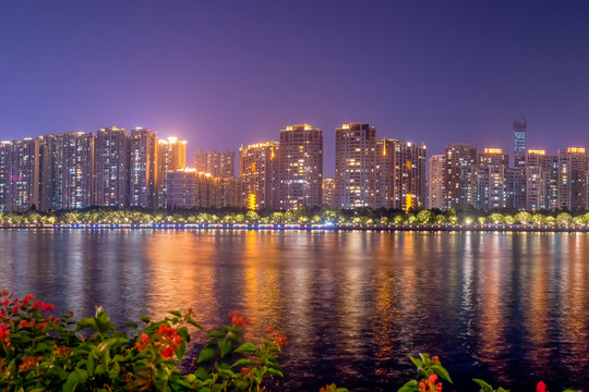 萬家燈火 廣州珠江河燈光