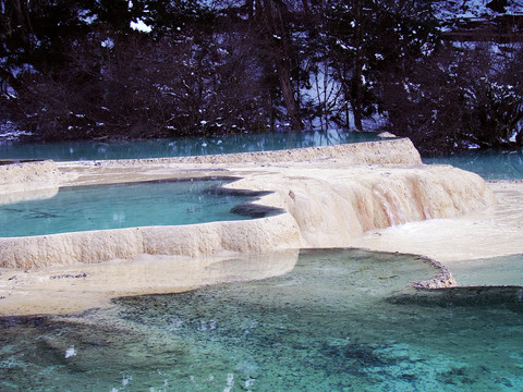 九寨溝的水