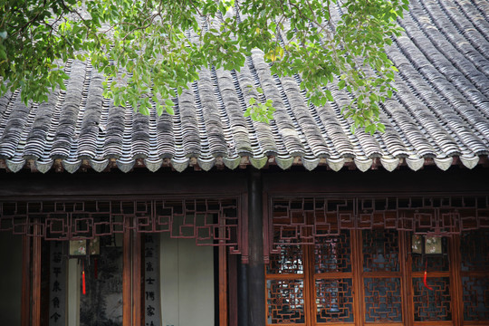 蘇州耦園古建筑