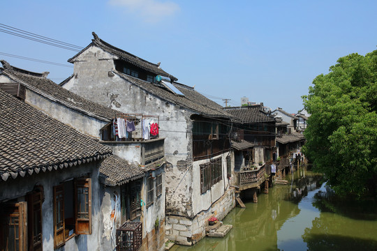 楓涇古鎮(zhèn) 江南水鄉(xiāng) 江南古鎮(zhèn)