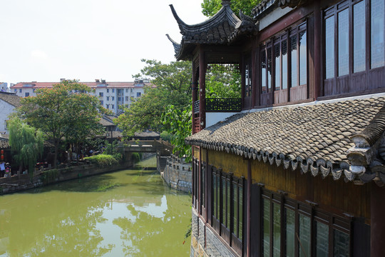 楓涇古鎮(zhèn) 江南水鄉(xiāng) 江南古鎮(zhèn)