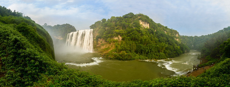 黃果樹瀑布大峽谷全景