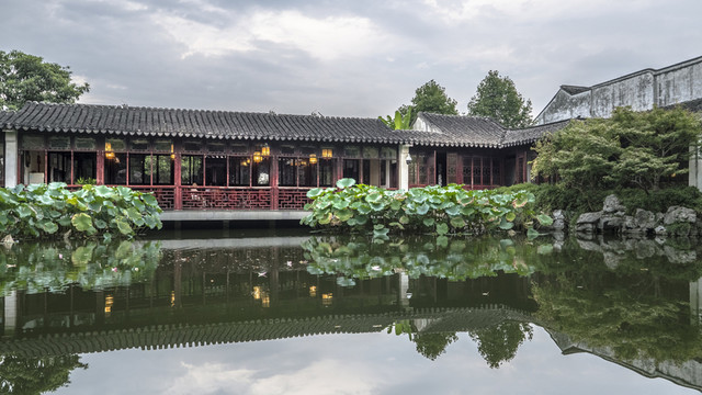 蘇州藝圃園林 延光閣全景