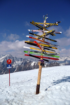 ischgl的skiwegweiser