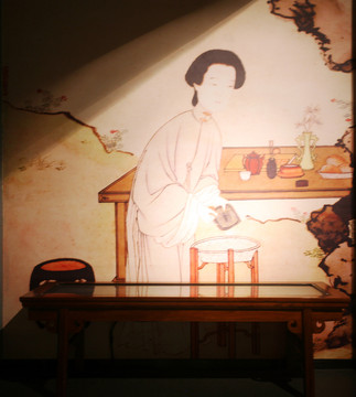 臺案 仕女畫