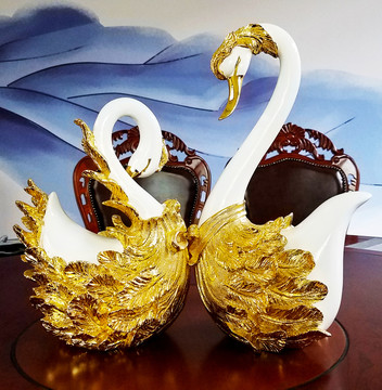 天鵝 雕塑