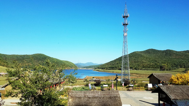 吉林官馬溶洞 仿古建筑