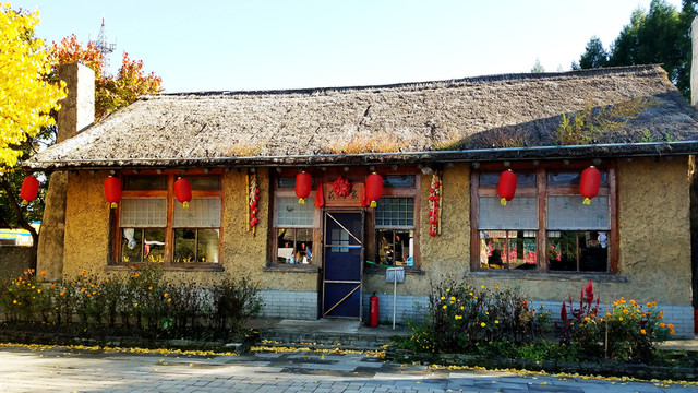吉林官馬溶洞 仿古建筑
