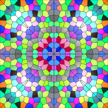 彩色玻璃