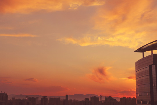晚霞