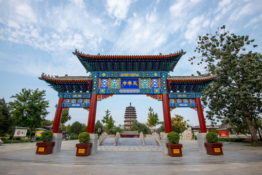正定天寧寺 牌樓