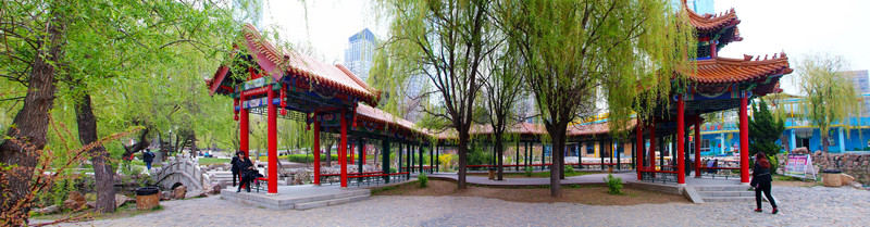大連勞動公園內全景圖