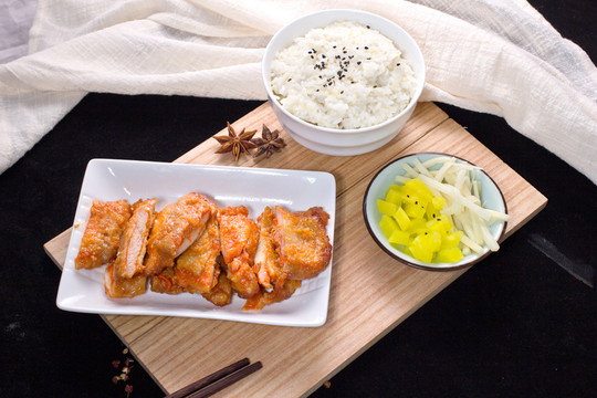 雞排 雞肉 雞扒 炸雞 美食