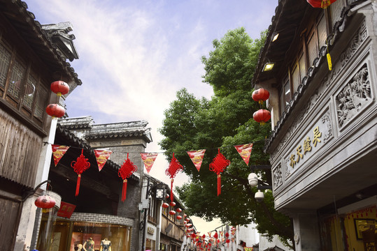蘇州山塘街的古建筑