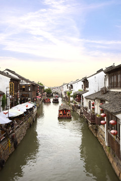 蘇州山塘古鎮(zhèn)風光