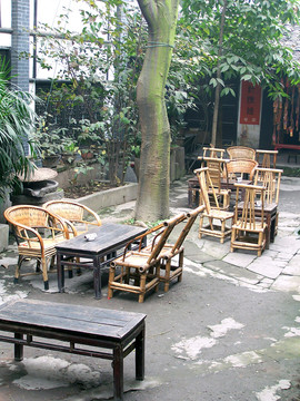 院落 茶館 慢生活
