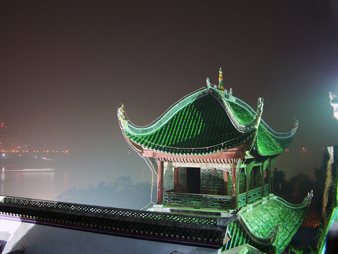 張飛廟 夜景