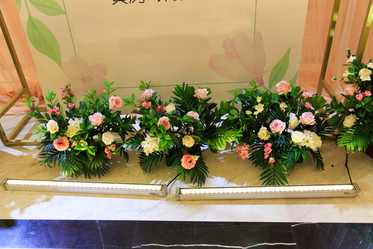 主題婚禮 裝飾花圃