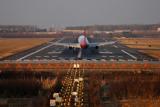 深圳航空 飛機 降落