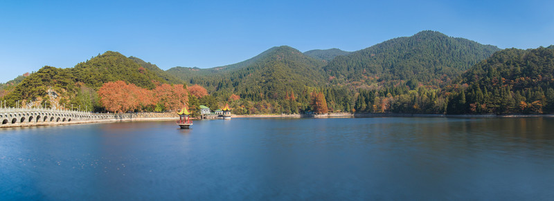 廬山蘆林湖秋色