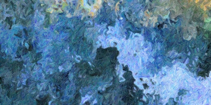抽象油畫