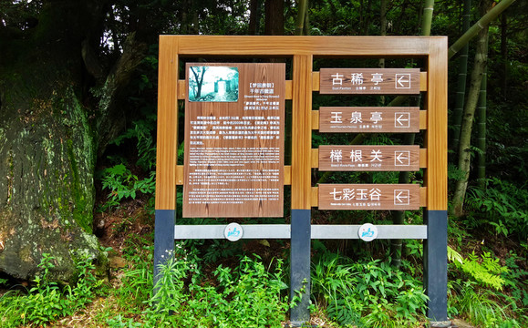 古徽道導(dǎo)向牌
