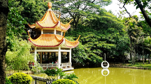 公園景觀 涼亭