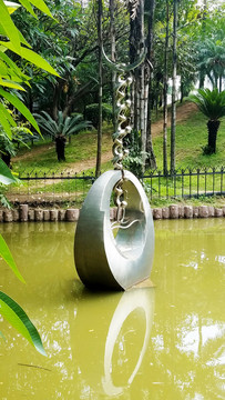 雕塑 公園 景觀