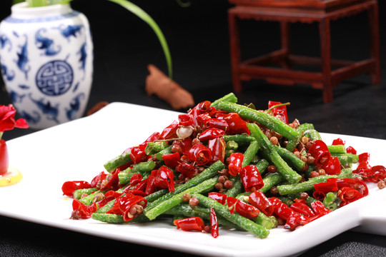 辣炒長(zhǎng)豆角