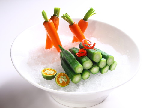 冰鎮(zhèn)秋葵