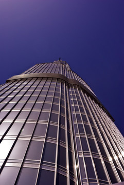 從迪拜的burj khalifa視圖