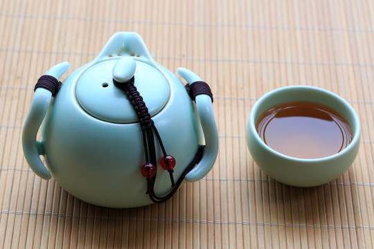 快客杯 手抓壺 汝窯瓷器