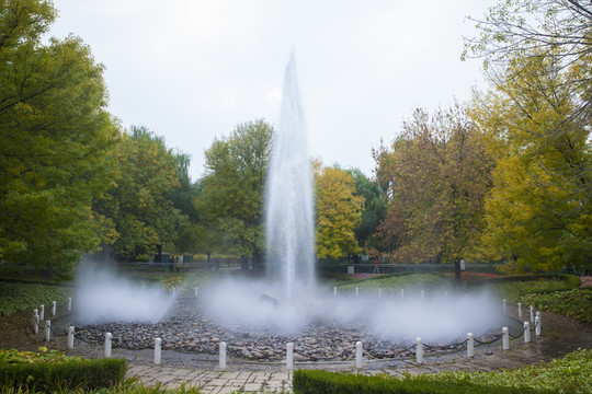 公園噴泉