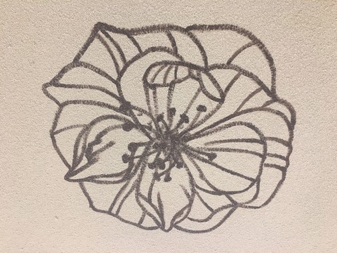 噴砂背景墻涂鴉裝飾