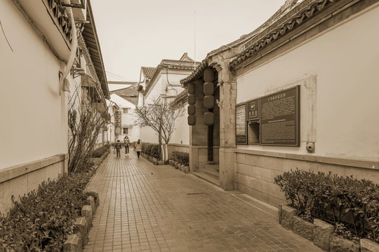秦淮河烏衣巷老建筑