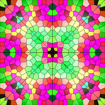彩色玻璃