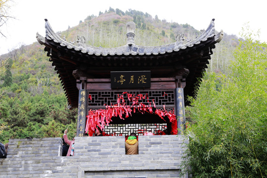 唐觀音禪寺浸月亭 浸月亭 亭子