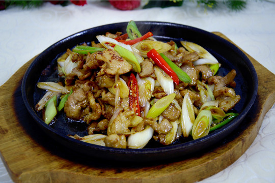 鐵板羊肉