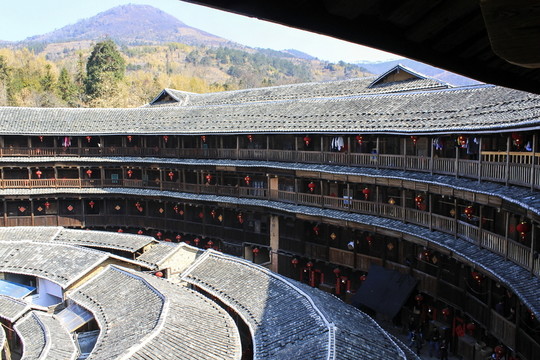 客家土樓承啟樓