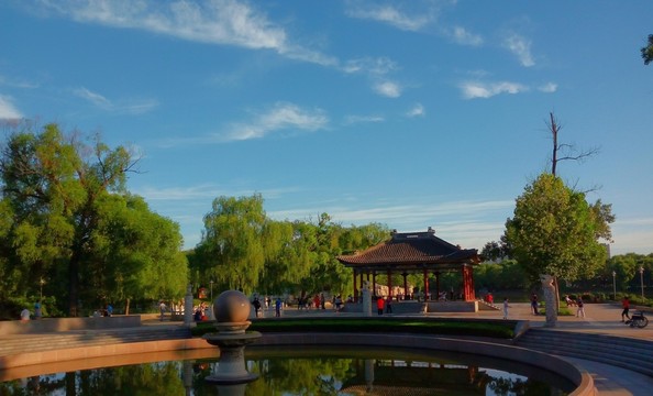 公園噴泉