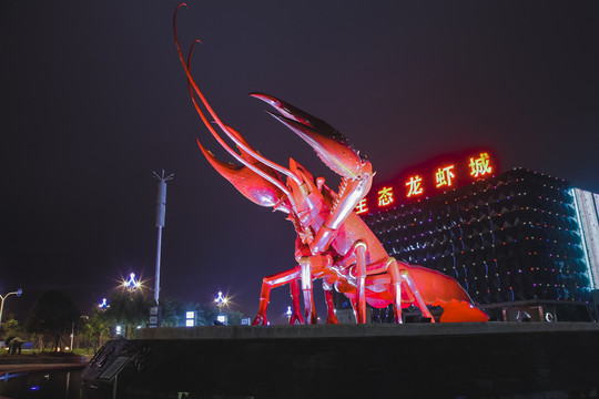 小龍蝦雕塑