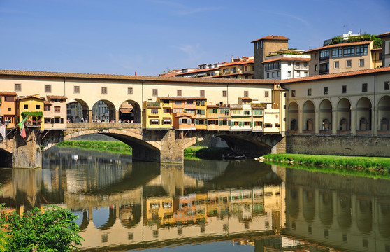 在佛羅倫薩的ponte vecchio