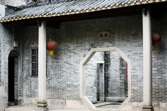 庭院門 中式古建筑古文化