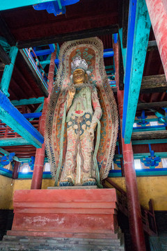 正定隆興寺 木雕彌勒菩薩