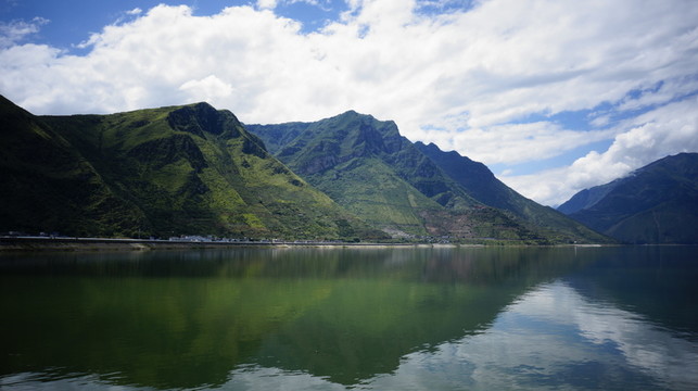 湖泊 風(fēng)景 山