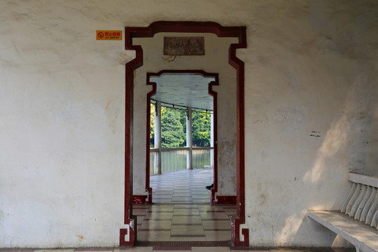 中式園林過道門