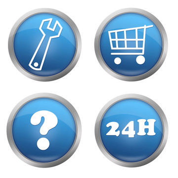 buttonset網(wǎng)上商店藍(lán)色