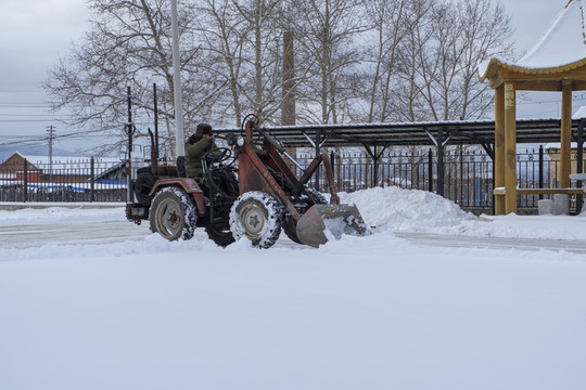 機械清雪