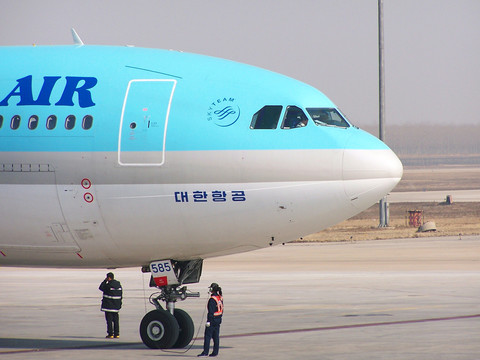 韓國(guó)大韓航空 飛機(jī) 航班