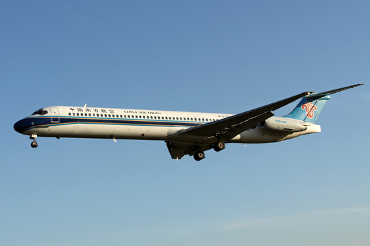 中國南方航空 飛機(jī) 降落